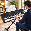 61-Key Electronic Keyboard Piano – 350 Tones, 350 Rhythms, LED Display & 50 Demo Songs | NZ Stock | Overnight Delivery | Afterpay