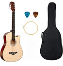 Premium Acoustic Guitar set- includes bag,extra strings & picks | overnight NZ Delivery - justrightdeals - JustRight deals New Zealand 