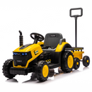 12V Kids Ride On Tractor with Trailer – Remote Control, LED Lights, Music & Leather Seat | NZ Stock | Overnight Delivery | Afterpay & Zip Pay - JustRight deals New Zealand 