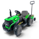 12V Kids Ride On Tractor with Trailer – Remote Control, LED Lights, Music & Leather Seat | NZ Stock | Overnight Delivery | Afterpay & Zip Pay - JustRight deals New Zealand 