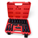 1/2” SAE Deep Socket Set – 14pc + Extension Bars & Universal Joint | NZ Stock & Overnight Delivery - JustRight deals New Zealand 