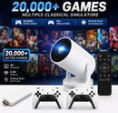 Smart Android 11 Projector + 20,000+ Games Retro Console Bundle | Native 1080P, 4K Support, Dual Wireless Controllers | NZ Stock | Overnight Delivery | Afterpay & Zip Pay
