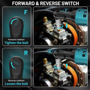 KiwiPro 21V Cordless Electric Ratchet Wrench 105Nm – 14PC 3/8" Brushless Ratchet Set, 2 Batteries, NZ Charger & Case | Overnight Delivery | Afterpay