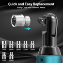 KiwiPro 21V Cordless Electric Ratchet Wrench 105Nm – 14PC 3/8" Brushless Ratchet Set, 2 Batteries, NZ Charger & Case | Overnight Delivery | Afterpay