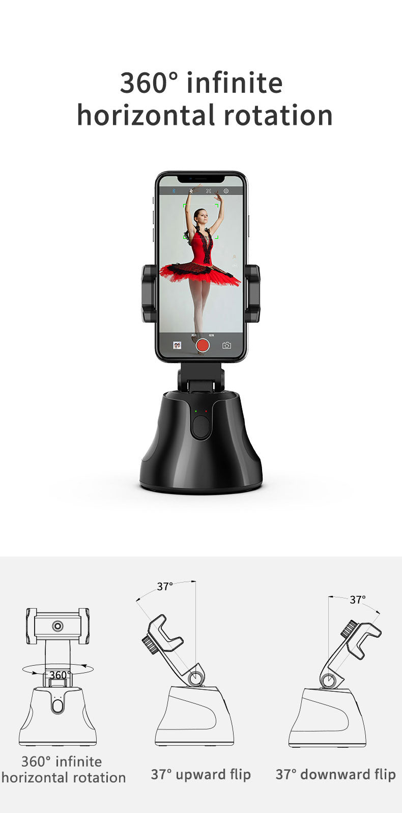 Mini Tripod 360 Rotation Mount Stand - JustRight deals New zealand
