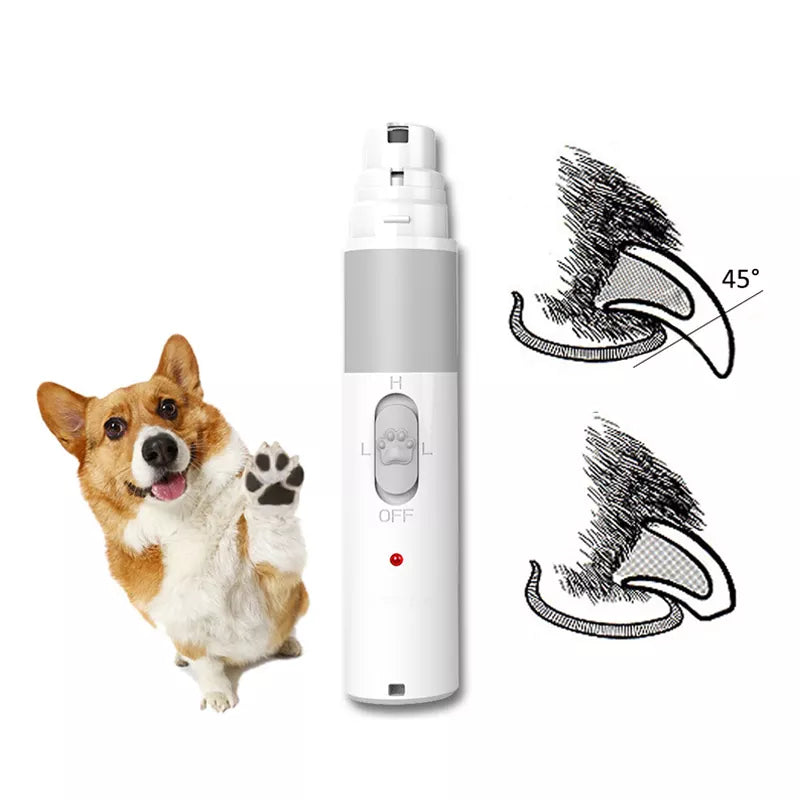 USB Charging Pet Paws Nail Grooming Trimmer - JustRight deals New zealand