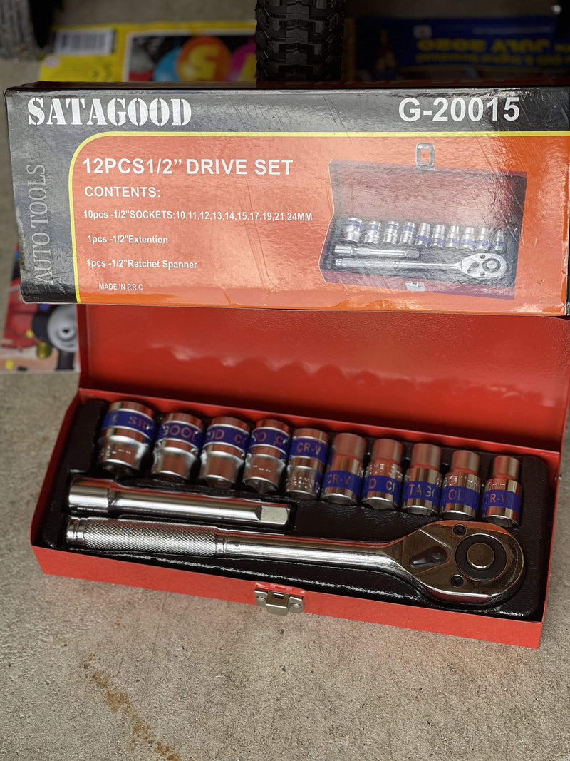 1/2” Chrome Socket set - JustRight deals New zealand