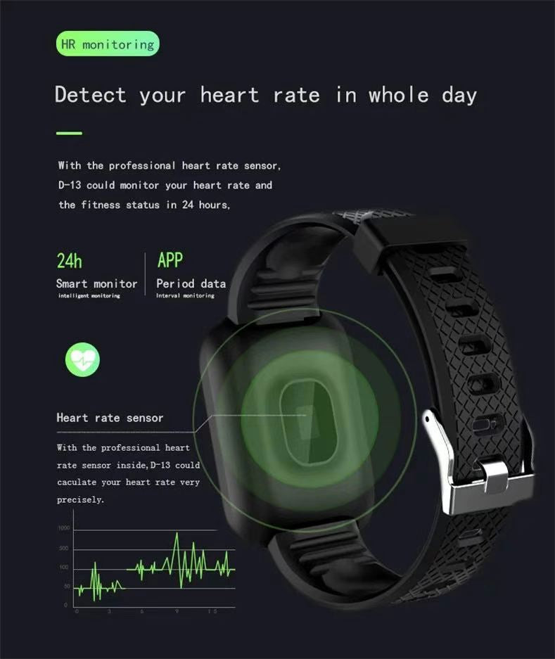 116plus Pedometer Smart Watch - JustRight deals New zealand
