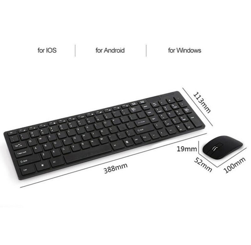 Wireless keyboard & mouse combo - JustRight deals New zealand