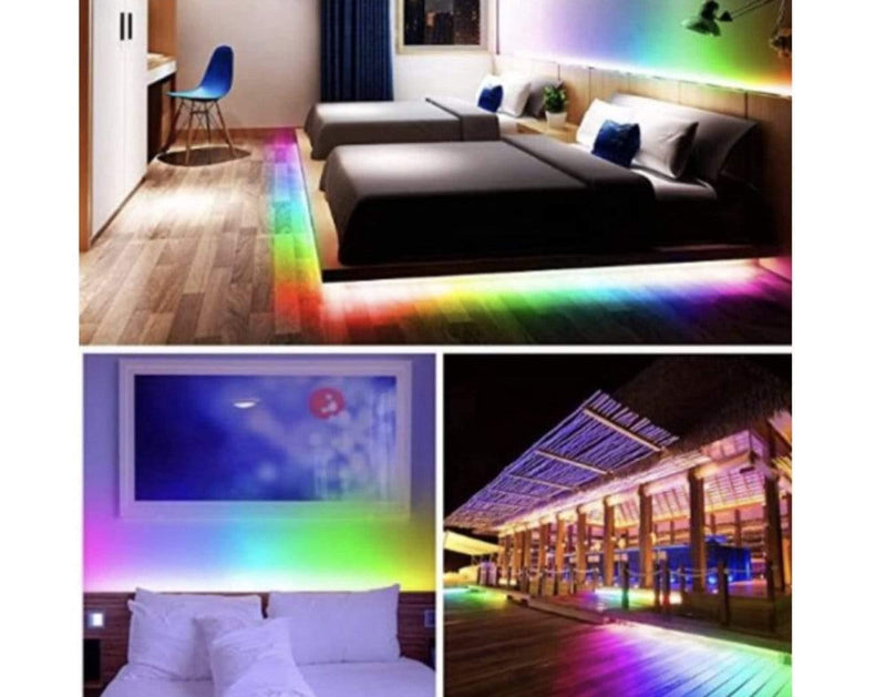 Multi colour LED strip Lights 3M  with remote - JustRight deals New zealand