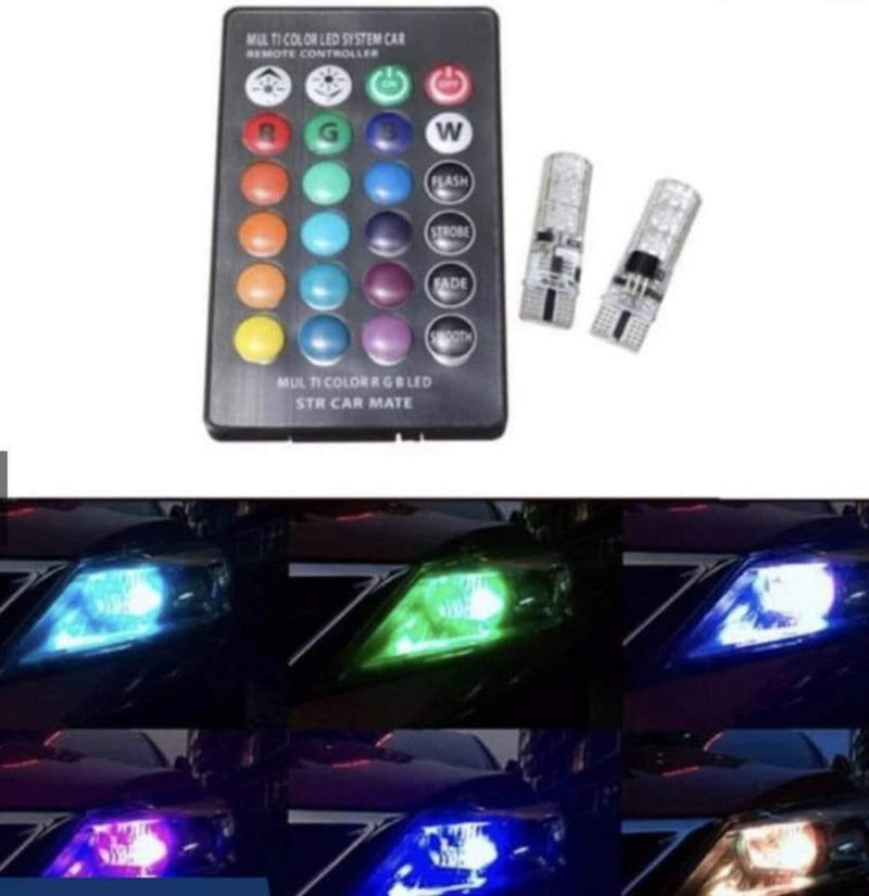 Multi colour Car park lights with remote - JustRight deals New zealand