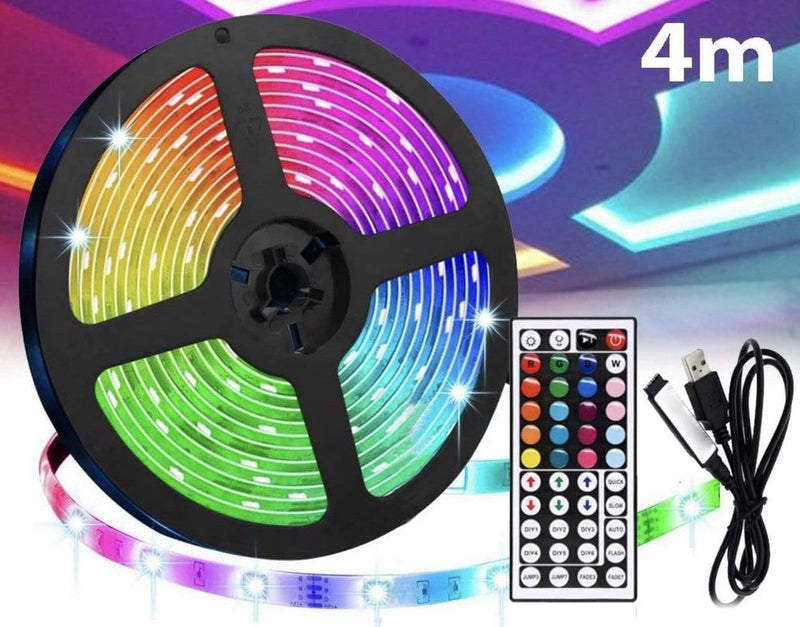 Multi colour LED strip Lights 3M  with remote - JustRight deals New zealand