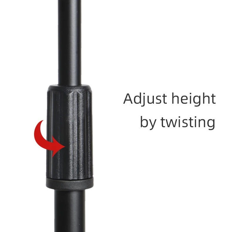 Portable Lightweight Mic Stand Rack Adjustable Metal Stand - JustRight deals New zealand