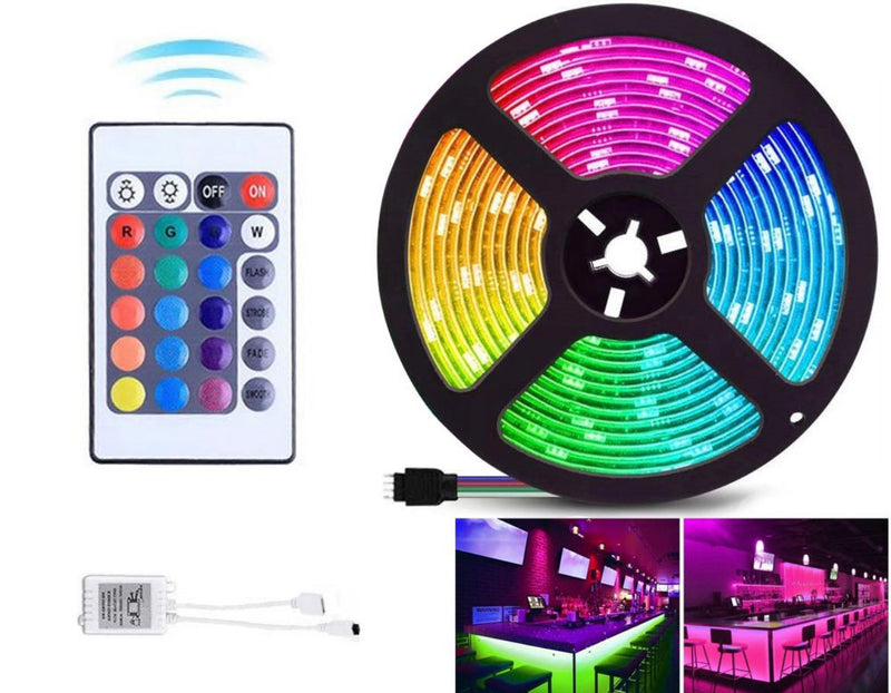 5M Multi Coloured LED strip lights nz - JustRight deals New zealand