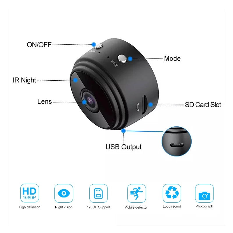 WiFi Camera Wireless Home Security CCTV Cam - JustRight deals New zealand