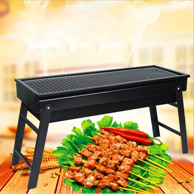 Folding Camping Portable Outdoor Charcoal BBQ Grill - JustRight deals New zealand