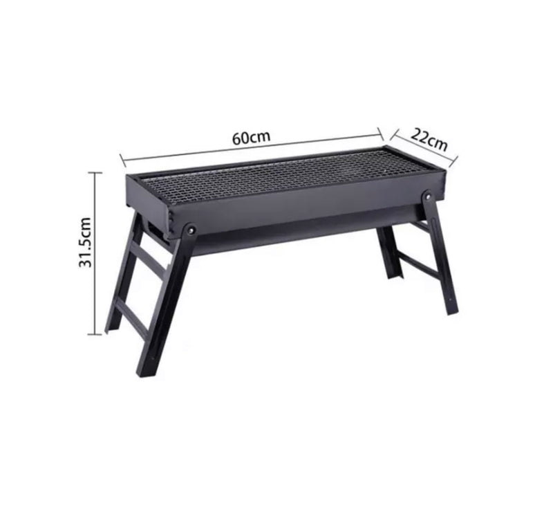 Folding Camping Portable Outdoor Charcoal BBQ Grill - JustRight deals New zealand